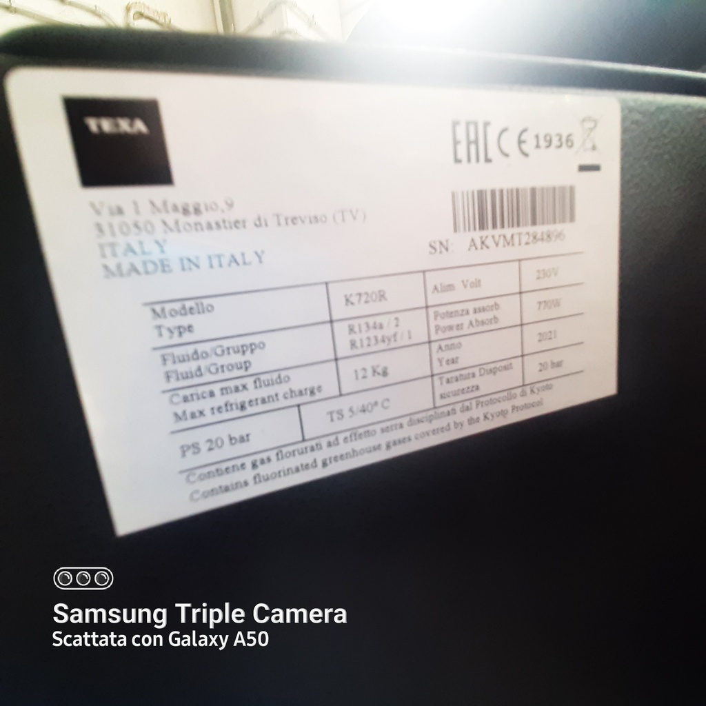 Ricarica Clima Texa Konfort 720 Touch