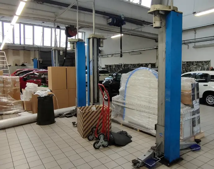 Ponte sollevatore Ravaglioli 3200 Kg tipo KPX337 Mat. 002