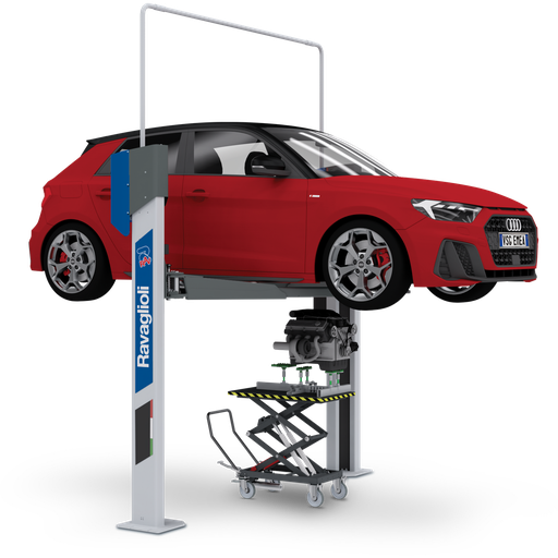 [NRVKTE100] Piattaforma di sollevamento per batterie, motori ecc. 1000Kg 